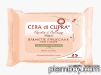 Мокри кърпички за почистване на грим с екстракт от мед и алое Cera di Cupra - Ciccarelli